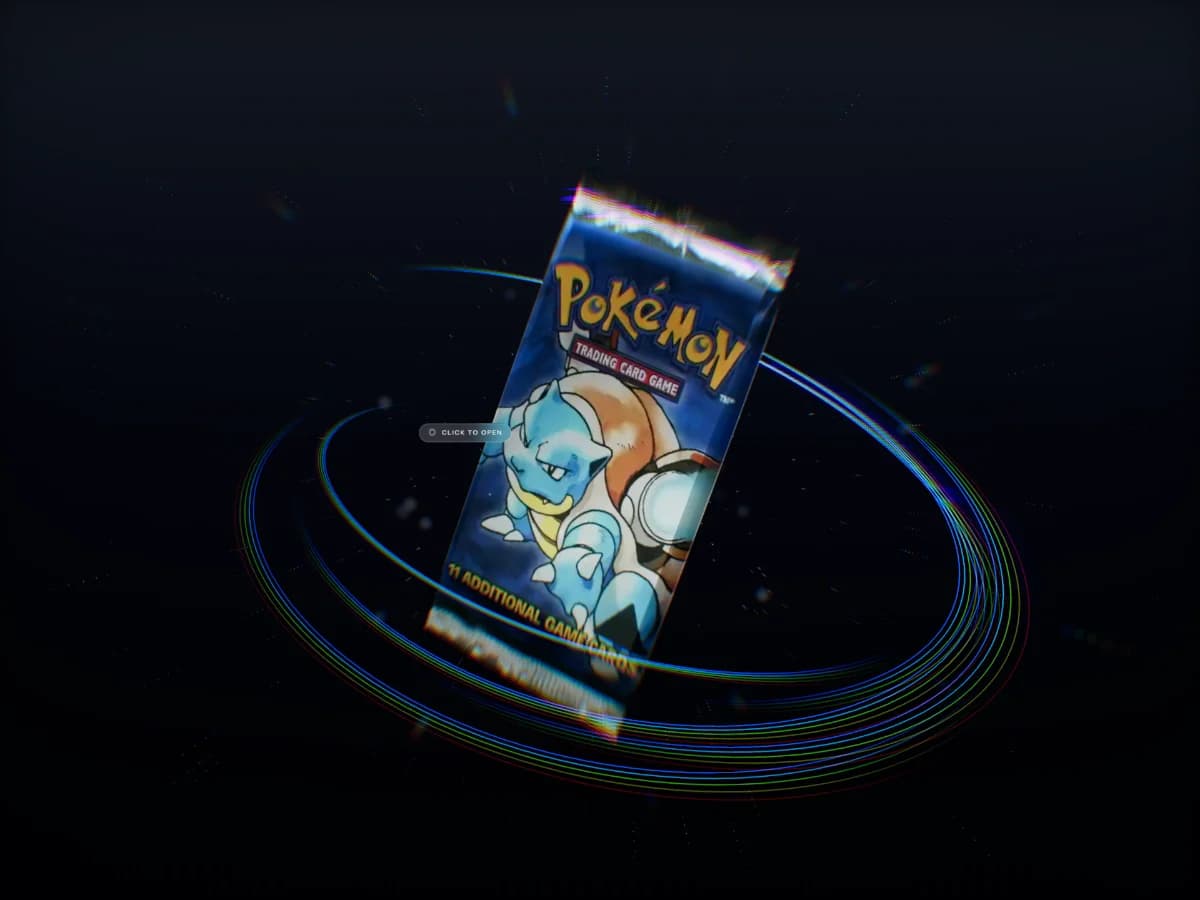 Pokemon 3D Card website preview by PeachWeb