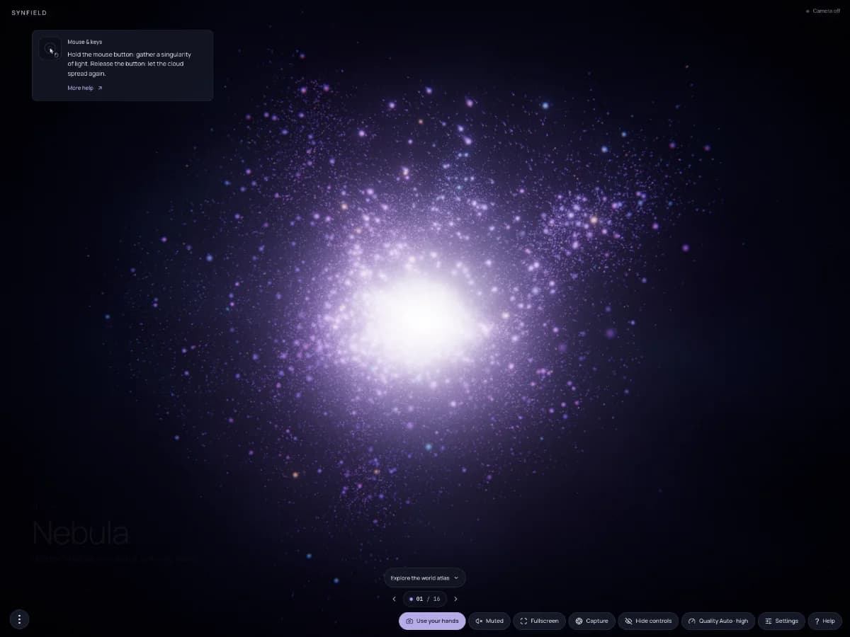 Synfield website preview by Sandra Bamboo