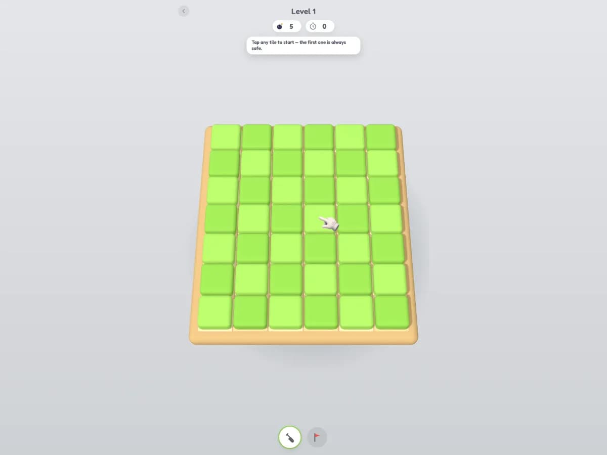 Flag Field - 3D Minesweeper website preview by crokocat