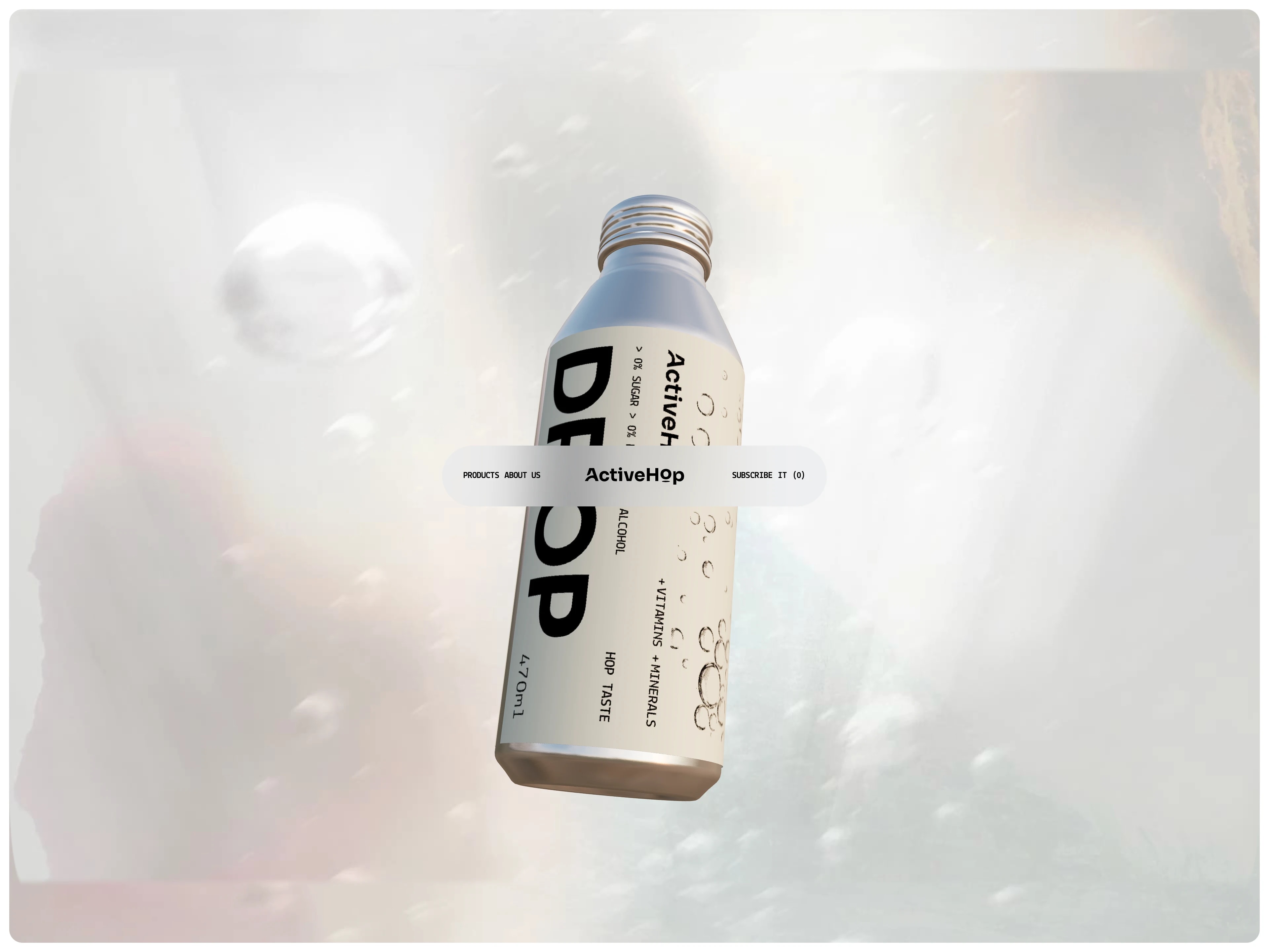 ActiveHop - Sparkling Hop Water | Outdoor Inside