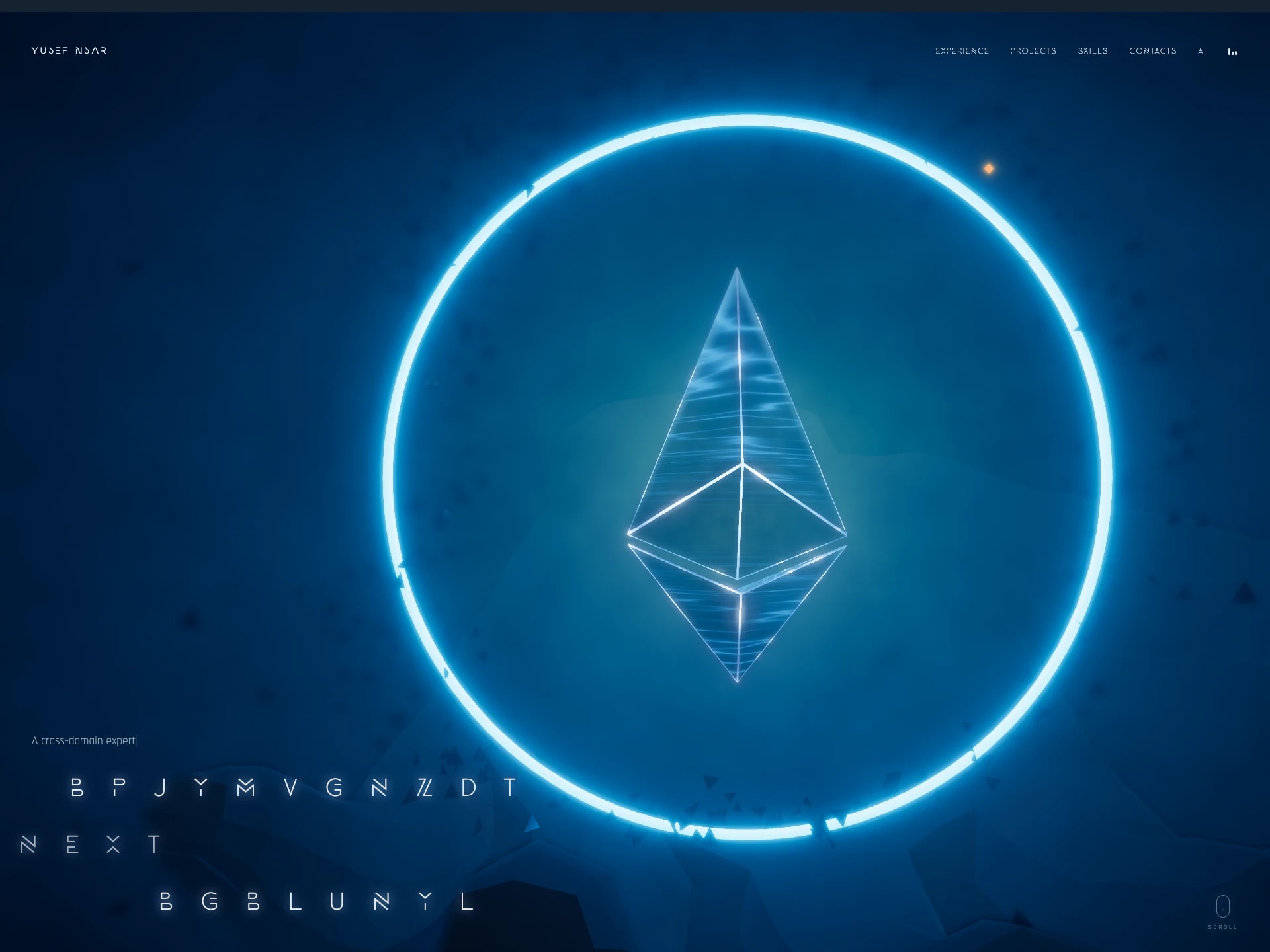 3D Timeline Portfolio with AI