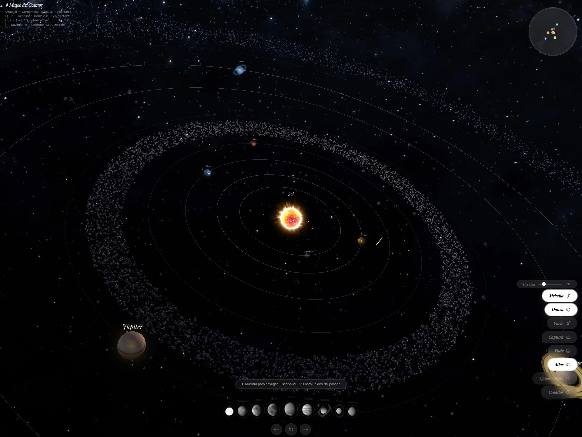 ✦ Museo del Cosmos — El arte del universo