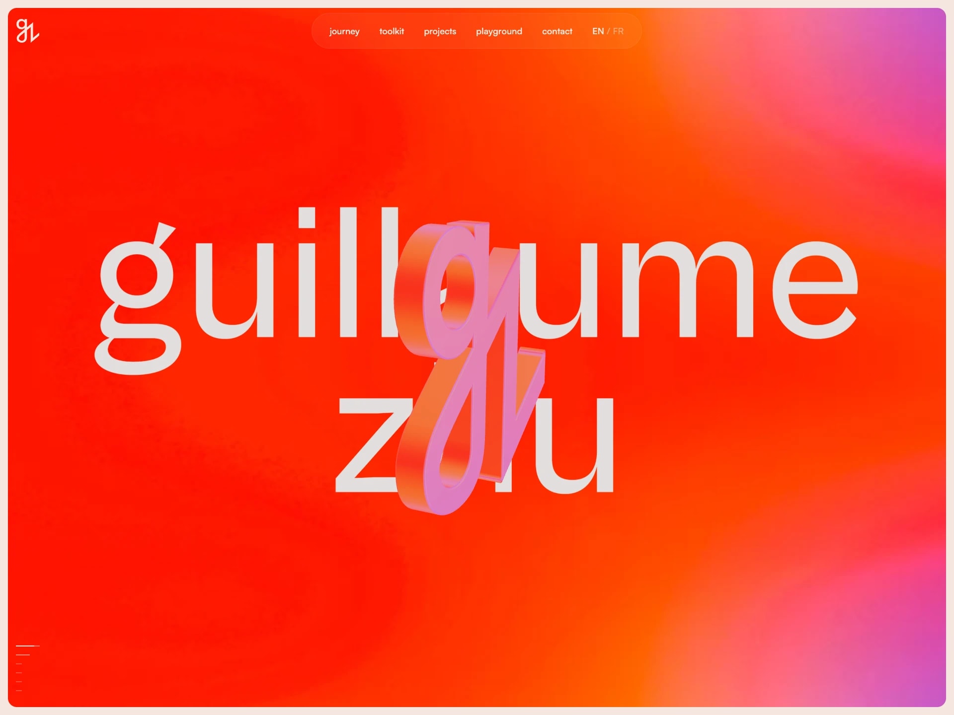 Guillaume Zhu — Front Creative Developer & Art Director