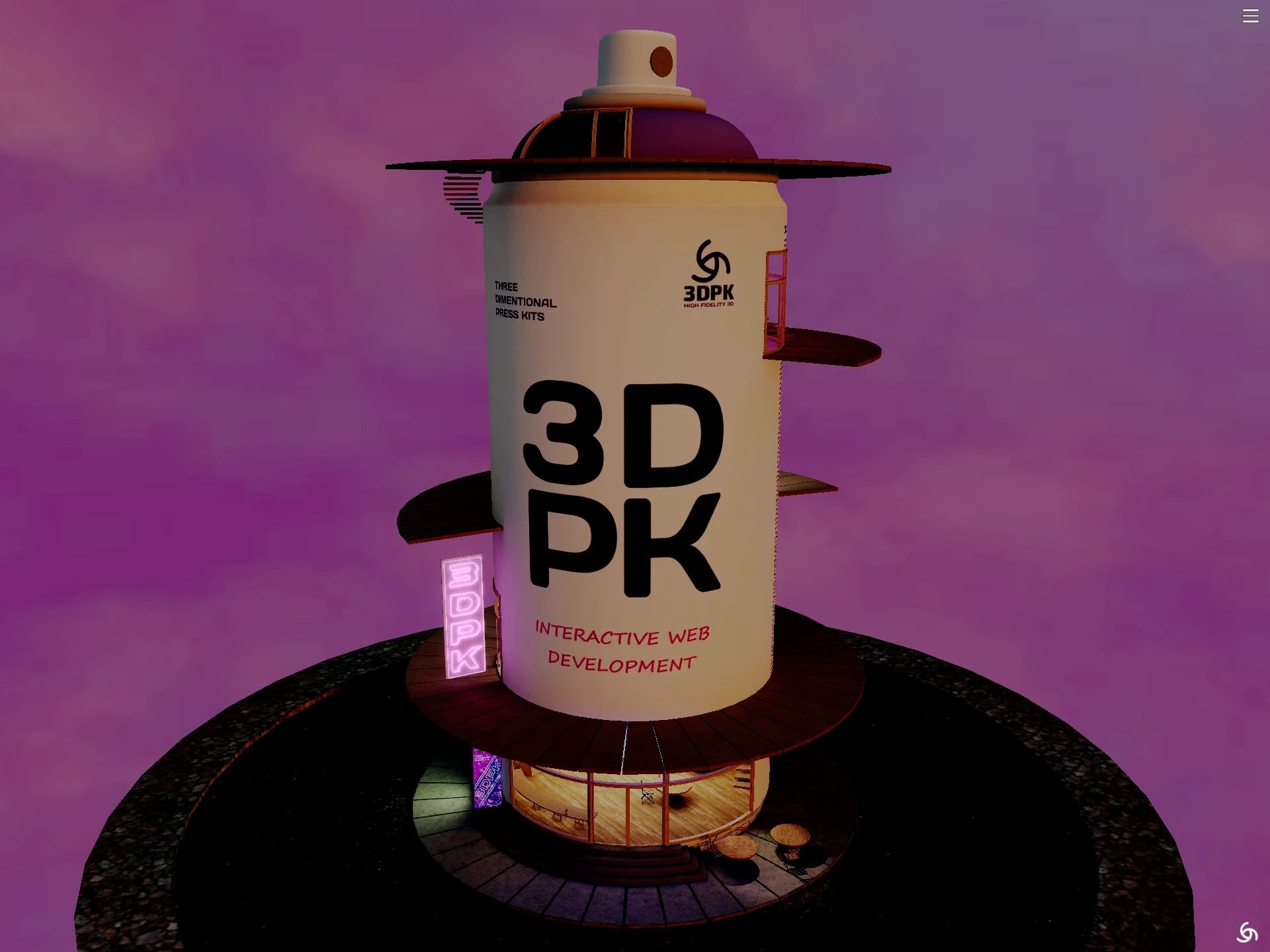 3DPK | Interactive website design and 3D web services