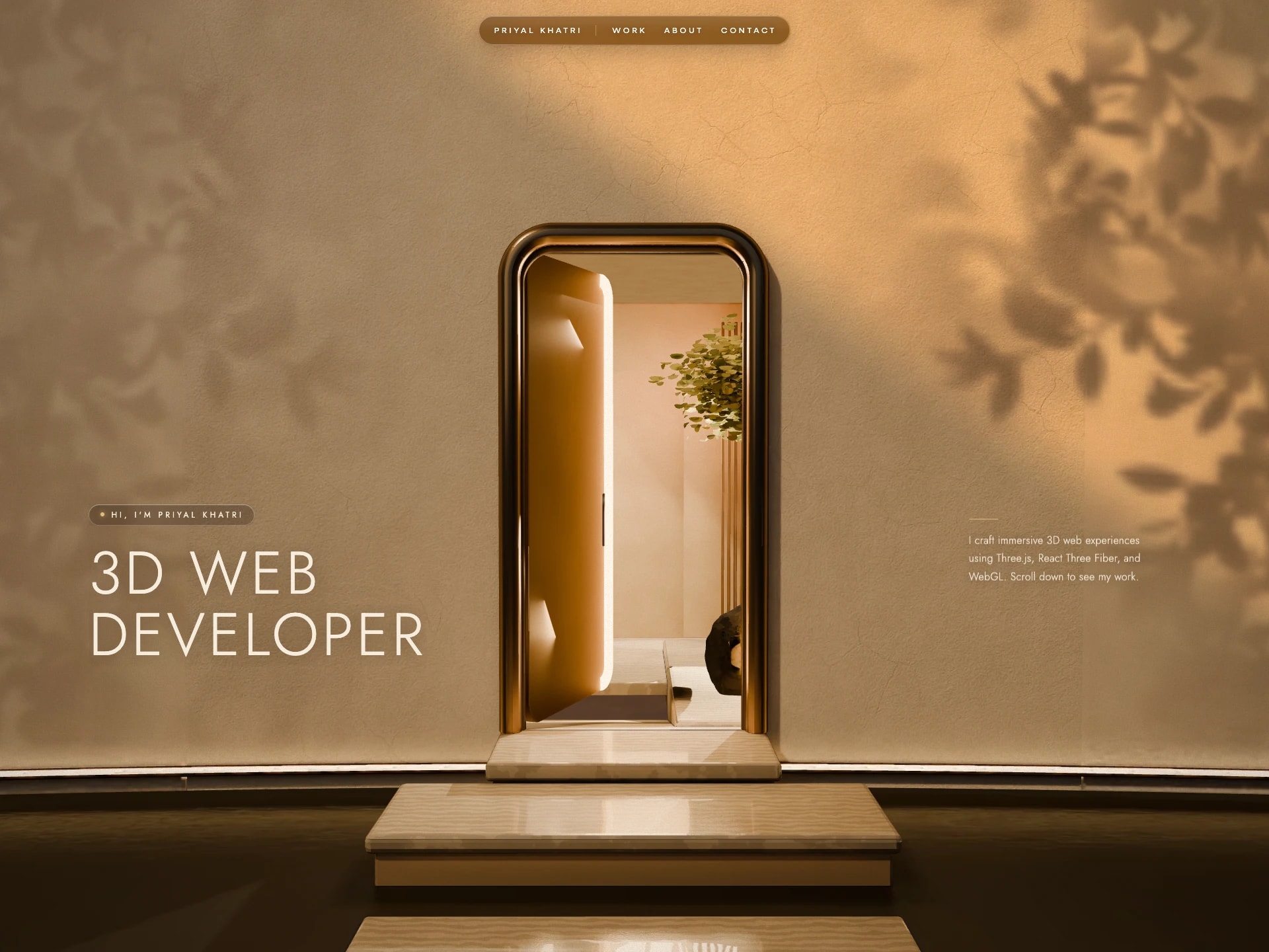 Priyal Khatri | 3D Web Developer